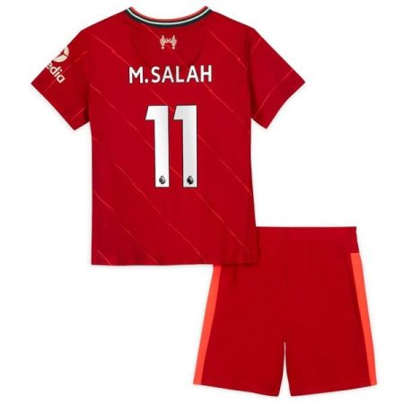 Camisolas de Futebol Liverpool M.Salah 11 Criança Principal 2021-22